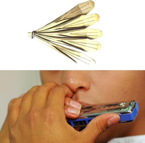 آلة موسيقية Colaxi ذات 5 أطراف الفك القيثارة الموسيقية للمحترفين صوت جميل للأطفال Yi الجنسية الفم القيثارة المحمولة لصالح الحفلات in Kuwait