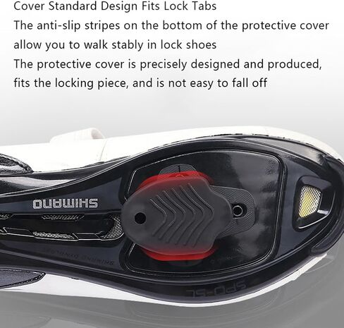 1 Pair Cleat Covers Durable Bike Cleat Covers Compatible with SM-SH51 SPD Cleats in Kuwait