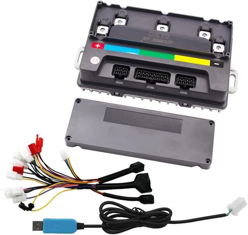VOTOL EM50SP 7255S 55A 1KW2kw فرش تيار مستمر تحكم QS موتور ذكي تحكم سكوتر دراجة نارية كهربائية in Kuwait