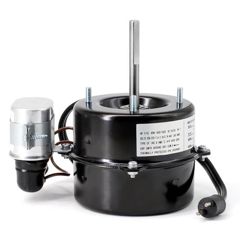استبدال محرك مروحة المبخر لـ Bohn 25309801S، محرك مروحة مكثف Interlink YKT-50-4-224L، 208-230 فولت، 1/15 حصان، 1400/1650 دورة في الدقيقة. in Kuwait