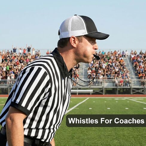 60 PCS Referee Whistle with Lanyard, Loud 120dB Sports Whistles Bulk - ABS Plastic Coach Whistle for Lifeguard, Teachers, Emergency, Training in Kuwait