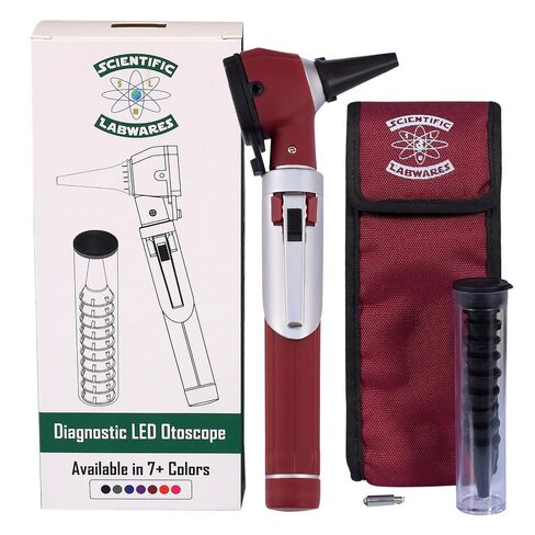 Otoscope - Ear Scope with Light, Ear Infection Detector, Pocket Size (Black) in Kuwait
