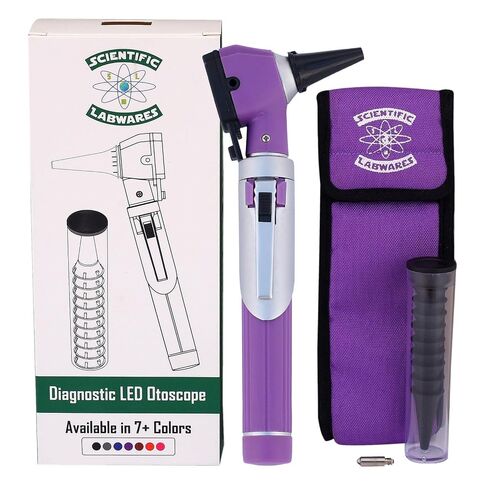 Otoscope - Ear Scope with Light, Ear Infection Detector, Pocket Size (Black) in Kuwait