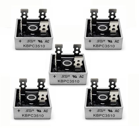 Single-Phase Bridge Rectifier Diode Series, AC to DC Full Wave Bridge Rectifiers (KBPC3510, 5 Pcs) in Kuwait
