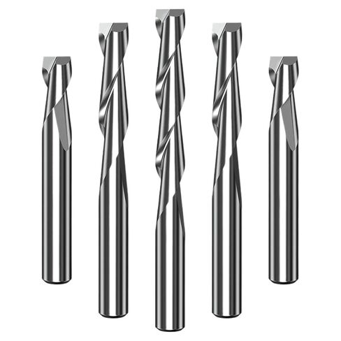 2 قطعة، 2 فلوت 4 مم نهاية مطحنة كربيد Upcut لولبية راوتر بت الخشب قاطعة المطحنة لولبية بت أدوات النجارة (2459) in Kuwait