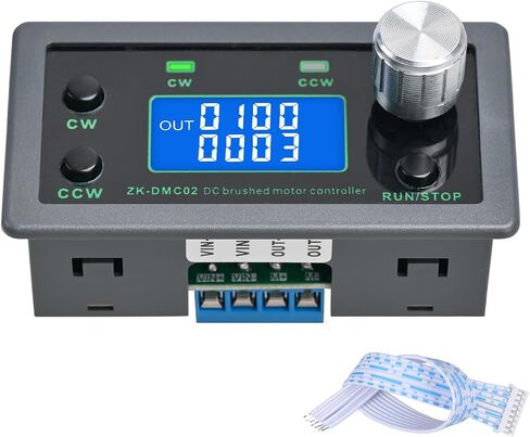 وحدة تحكم في سرعة المحرك PWM DC 12 فولت - 30 فولت 10 أمبير، منظم سرعة متغير، وحدة التحكم في المحرك العكسي الأمامي مع مؤقت تأخير، مدخل مفتاح الحد، 23 وضعًا، وظيفة الذاكرة in Kuwait