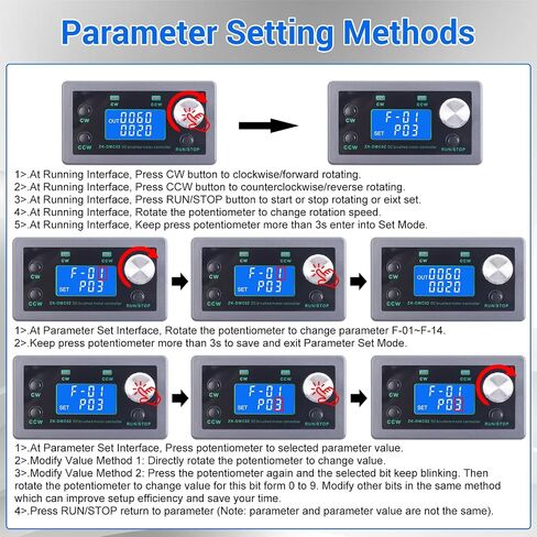 وحدة تحكم في سرعة المحرك PWM DC 12 فولت - 30 فولت 10 أمبير، منظم سرعة متغير، وحدة التحكم في المحرك العكسي الأمامي مع مؤقت تأخير، مدخل مفتاح الحد، 23 وضعًا، وظيفة الذاكرة in Kuwait