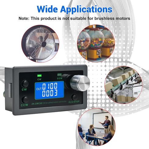 وحدة تحكم في سرعة المحرك PWM DC 12 فولت - 30 فولت 10 أمبير، منظم سرعة متغير، وحدة التحكم في المحرك العكسي الأمامي مع مؤقت تأخير، مدخل مفتاح الحد، 23 وضعًا، وظيفة الذاكرة in Kuwait