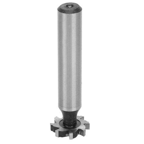 CHICIRIS T Slot Cutter Bit, Straight Shank High Speed Steel Keyway Milling Cutter, with 3mm Blade Width 16mm Outer Diameter 10mm Shank Diameter, for CNC Machining Steel Aluminum Copper in Kuwait