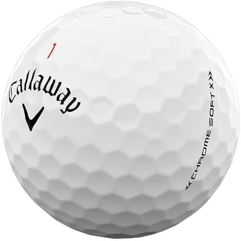 LostGolfBalls - كرات جولف Soft X من الكروم لجولف Callaway، جودة قريبة من النعناع، ​​ممتازة مستعملة ومعاد تدويرها، 72 قطعة in Kuwait