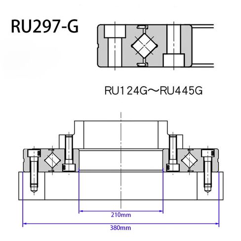 محامل متقاطعة من THK RU297UUCC0-X RU297UUC0-X RU297UUCC0-G RU297UUC0-G (1، RU297UUC0-G) in Kuwait