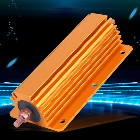 Dioche 0.5 Ohm 200W Resistor – Gold Aluminum Housing, Efficient Heat Dissipation, for Power Supply, Audio Equipment, LED & Amplifier Load Testing in Kuwait