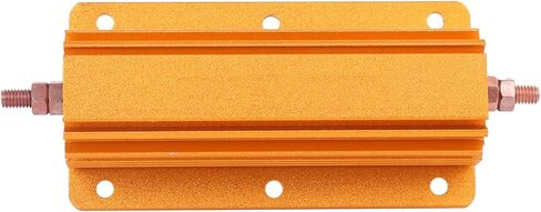 Dioche 0.5 Ohm 200W Resistor – Gold Aluminum Housing, Efficient Heat Dissipation, for Power Supply, Audio Equipment, LED & Amplifier Load Testing in Kuwait