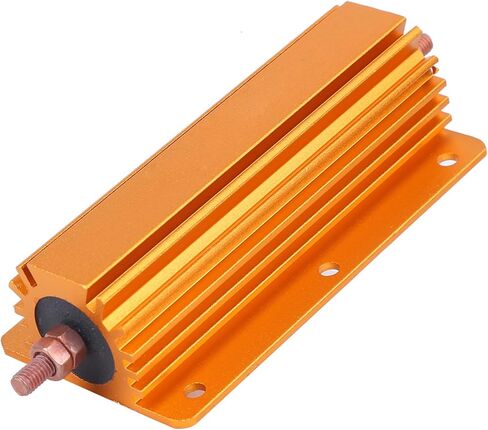 Dioche 0.5 Ohm 200W Resistor – Gold Aluminum Housing, Efficient Heat Dissipation, for Power Supply, Audio Equipment, LED & Amplifier Load Testing in Kuwait