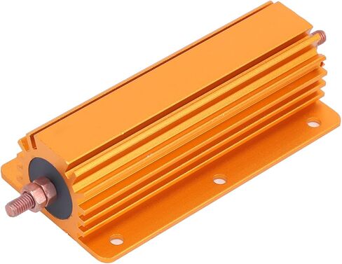 Dioche 0.5 Ohm 200W Resistor – Gold Aluminum Housing, Efficient Heat Dissipation, for Power Supply, Audio Equipment, LED & Amplifier Load Testing in Kuwait
