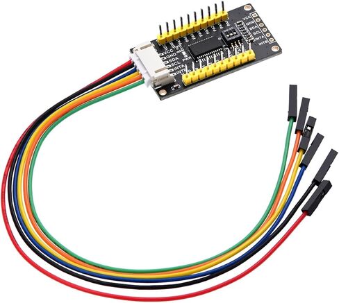 لوحة توسيع MCP23017 I2C GPIO، وحدة توسيع IO 16 بت، مستوى 3.3 فولت/5 فولت، مفتاح عنوان DIP، كابل PH2.0، لـ Raspberry Pi Arduino STM32 in Kuwait