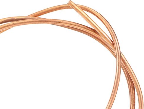 أنبوب نحاسي Pssopp 6 مم C1100 T2، سمك OD 6 مم معرف 5 مم، ملف ناعم بطول 2 متر أنابيب ملف تبريد لمكيف الهواء والثلاجة والفريزر نان in Kuwait