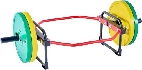 VEVOR Trap Bar Hex Bar، 2 بوصة من الحديد السداسي، قضبان تتغاضى بسعة 500 رطل، معدات رفع الأثقال وتدريب القوة، صالة الألعاب الرياضية المنزلية للقرفصاء، المصاعد الميتة، مكابس الكتف in Kuwait