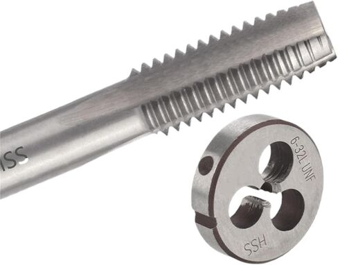 1SET HSS6542 اليد اليسرى الأمريكية المسمار مجموعة السدادة واللولبة UNC/UNF/UNS5-40 ~ 12-24 1/4 5/16 3/8 7/16 1/2 9/16 5/8 3/4 7/8 1 ''(5I8-11UNC LH) in Kuwait