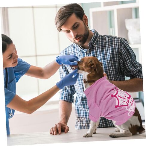 POPETPOP 4pcs Dog Shirts for Small Dogs Lightweight Apparel Pet Outfits and Comfortable and Easy to Wear in Kuwait