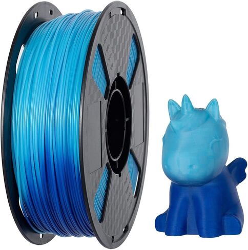 CC3D Temperature Color Changing PLA Filament 1.75mm 1KG 3D Printer Filament Dark Blue to Sky Blue in Kuwait