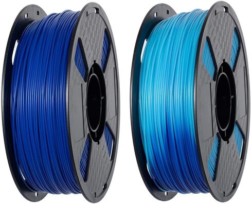 CC3D Temperature Color Changing PLA Filament 1.75mm 1KG 3D Printer Filament Dark Blue to Sky Blue in Kuwait