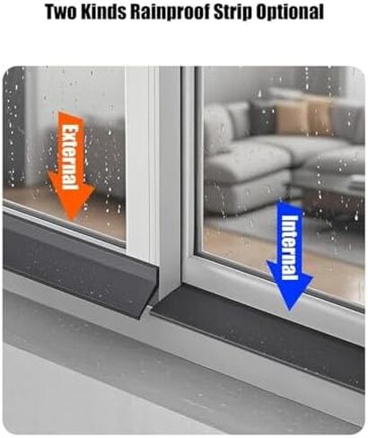 Rubber Window Sealing Strip Waterproof Edge Rain Flashing Easy Installation(Outer Window-45mm) in Kuwait