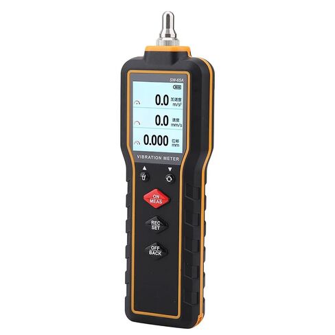 جهاز قياس الاهتزاز الرقمي المحمول Yctze SW-65A - قياس تسارع الاهتزاز والسرعة والإزاحة | مثالية لتصنيع الآلات وتوليد الطاقة in Kuwait