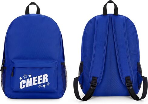 1/3/6 Packs Cheer Backpack Cheerleader Backpack Bag Gifts for Sport Spirit Team Practice Competitions(1 Pack,Black) in Kuwait