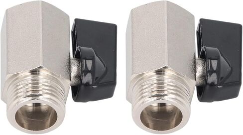 KIMISS 2PCS Valve G1 Thread ° High Tightness Small Sandblasted Brass Valve i Brass ValveSmall to Offers Exceptional Lasting Ensuring in and Including Compromising This Appli in Kuwait