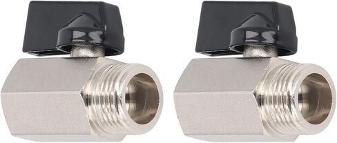 KIMISS 2PCS Valve G1 Thread ° High Tightness Small Sandblasted Brass Valve i Brass ValveSmall to Offers Exceptional Lasting Ensuring in and Including Compromising This Appli in Kuwait