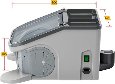 USA LED Sandblaster 14W Illumination Dust Control Protector Box with External Port JT-69B in Kuwait