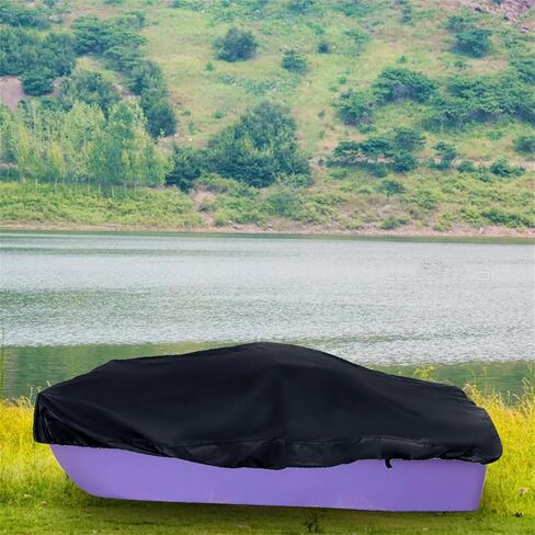 munirater Pedal Boat Cover 420D Tear Boat Replacement for 3 or 5 Person Pedal Boat 115 L x 80 W Black in Kuwait