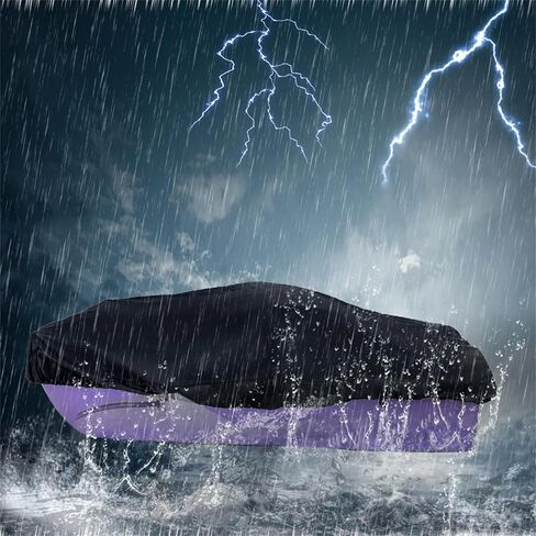 munirater Pedal Boat Cover 420D Tear Boat Replacement for 3 or 5 Person Pedal Boat 115 L x 80 W Black in Kuwait