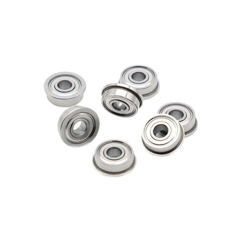 F695ZZ Flange Bearing 5x13x4 mm 10PCS Double Shielded Flanged F695 Z ZZ Ball Bearings F695Z F695 Z in Kuwait