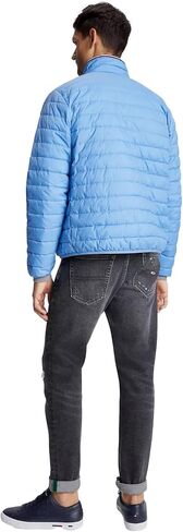 Tommy Hilfiger Men's Lightweight Ultra Loft Packable Puffer Jacket, SkyCloud XL in Kuwait