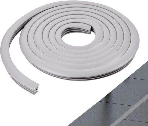 100 Ft EPDM Rubber Expansion Joint Filler, 1 Inch Wide Flexible Concrete Crack Repair Strip, Weather Resistant Driveway Sidewalk Sealant, Grey in Kuwait