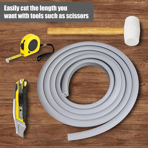 100 Ft EPDM Rubber Expansion Joint Filler, 1 Inch Wide Flexible Concrete Crack Repair Strip, Weather Resistant Driveway Sidewalk Sealant, Grey in Kuwait
