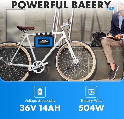 36V 48V 10/14/16/20AH Power Pack 30A BMS 1500+ Cycles and T-Plug Universal for Electric Scooters Ebike Bicycles Motorcycle Tricycle (36V 14AH&Charger) in Kuwait