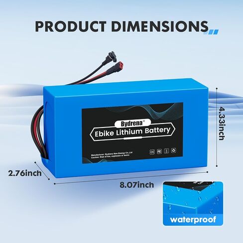 36V 48V 10/14/16/20AH Power Pack 30A BMS 1500+ Cycles and T-Plug Universal for Electric Scooters Ebike Bicycles Motorcycle Tricycle (36V 14AH&Charger) in Kuwait