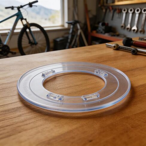 220Mm Bike Wheel Spoke Disc Protector For 9/10 Speed 50T Freewheel, Transparent Plastic Guard Compatible With 28/32 Hole Hubs, Mountain Road Folding Bicycle Cassette Shield(10 speed) in Kuwait