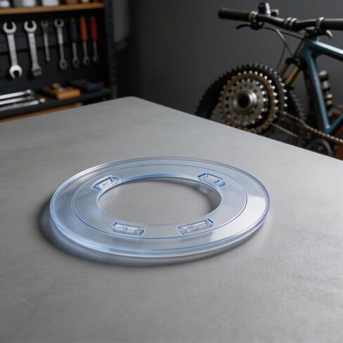 220Mm Bike Wheel Spoke Disc Protector For 9/10 Speed 50T Freewheel, Transparent Plastic Guard Compatible With 28/32 Hole Hubs, Mountain Road Folding Bicycle Cassette Shield(10 speed) in Kuwait