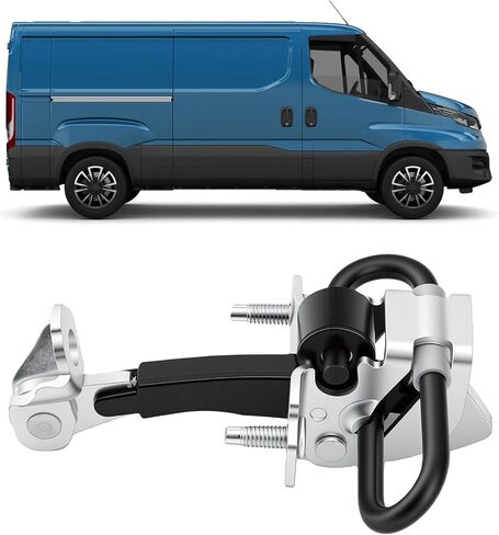 Sorandy Front Door Hinge Check Strap Left Right Replacement for IVECO Daily IV V VI 3800395 High Strength Steel Alloy Door Check Arm Assembly Direct Fit Front Repair in Kuwait