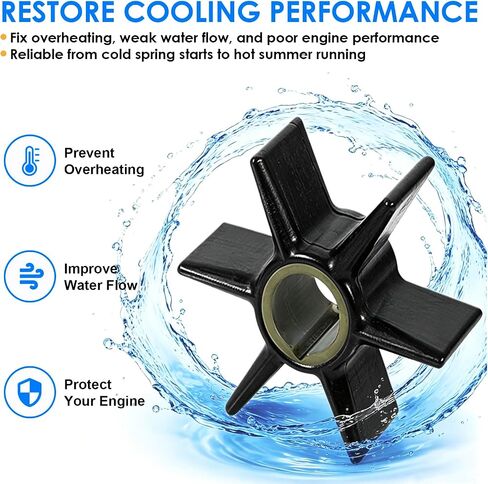 43026Q06 Water Pump Impeller Kit Compatible with Mercruiser Alpha One 1 Gen 2 Sterndrives Replacement 8M0100526 47-43026Q06 18-3265 in Kuwait