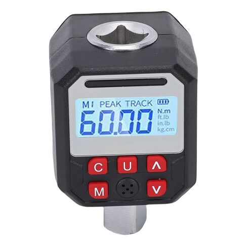 ViaGasaFamido Digital Torque Wrench Adapter, Steel Material, 0-60Nm Display Range, Buzzer and LED Indicators for Automotive Maintenance and DIY Users in Saudi Arabia