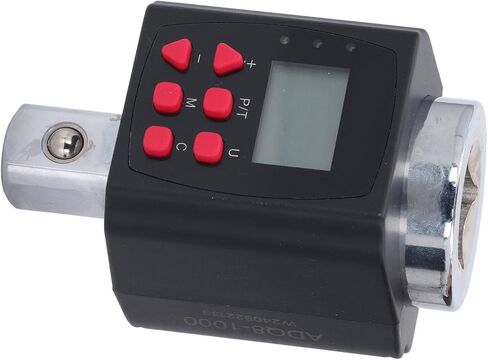 Yctze Digital Torsion Adapter, 3/4 Inch Electronic Torque Wrench Converter, 10-1000 Nm Range Adapter with 2% Accuracy, 500 Data Memory & HD LCD Backlit Display, Ideal for Cycling, in Kuwait