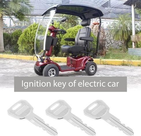 5 قطع من مفاتيح الإشعال للسكوتر من The Lord of the Tools متوافقة مع Shoprider Cameo Sterling 1 2 4 أجزاء بديلة لمفاتيح الإشعال للسكوتر in Kuwait