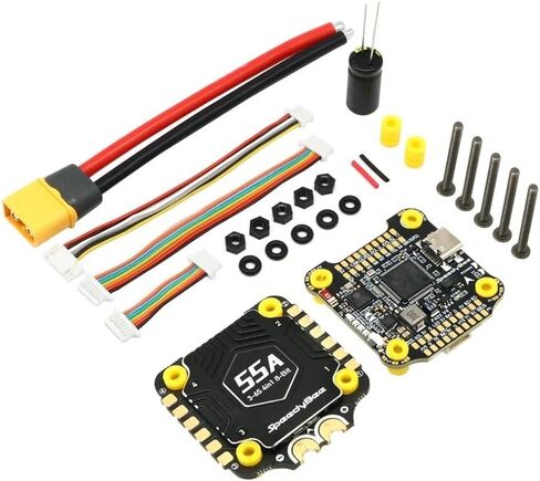 طائرة بدون طيار لـ Speedybee F405 V4 Stack BLS 55A 4-in-1 ESC & FC 30x30 RC لـ iNAV Betaflight تكوين 3-6S FPV بإطار 5-8 بوصة سهلة الاستبدال in Kuwait