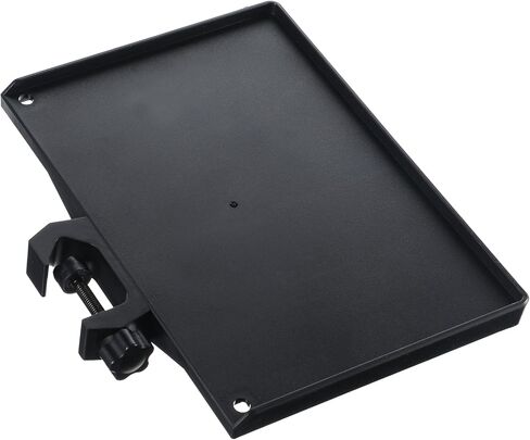 Microphone Stand Tray, Plastic Clamp on Firm Rack Tray Holder, Adjustable Mic Stand Desk Shelf with 4 Pound Capacity for Stage, Music Sheet, Recording, Live Streaming, Karaoke, Podcast (7.9" × 5.5") in Saudi Arabia