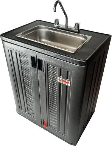 Portable Sink Hand Wash Station - Single Station with Hot & Cold Water | Portable Hand Washing Sink or Portable Concession Sink For Food Trucks, Concession stands or Commercial Use in Saudi Arabia